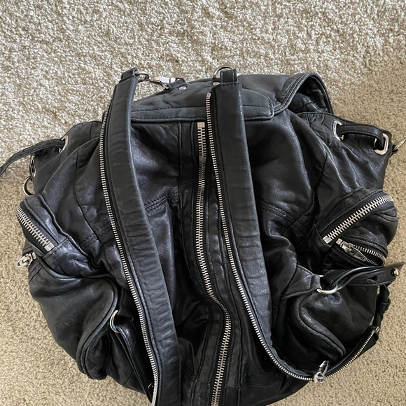 Alexander wang, lamb skin, black back pack - Picture 2 of 4